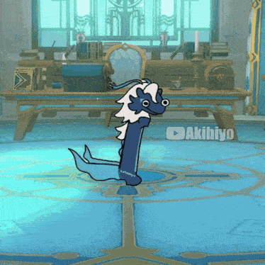 Neuvillette Toothless Dance GIF