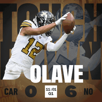 New Orleans Saints (6) Vs. Carolina Panthers (0) First Quarter GIF
