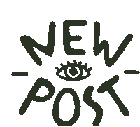 New Post Animated Text Sticker