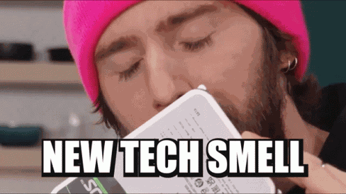 New Tech Smell Linus GIF