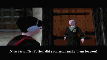 Nice Earmuffs Potter Draco Malfoy GIF