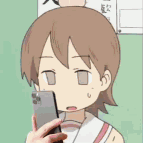 Nichijou Anime Reaction GIF