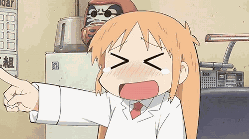 Nichijou Laughing GIF