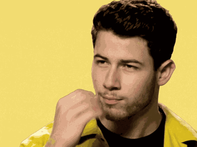 Nick Jonas Kisses GIF