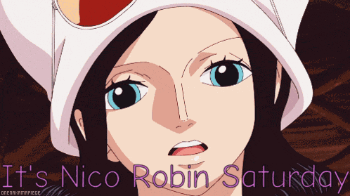 Nico Robin Saturday GIF