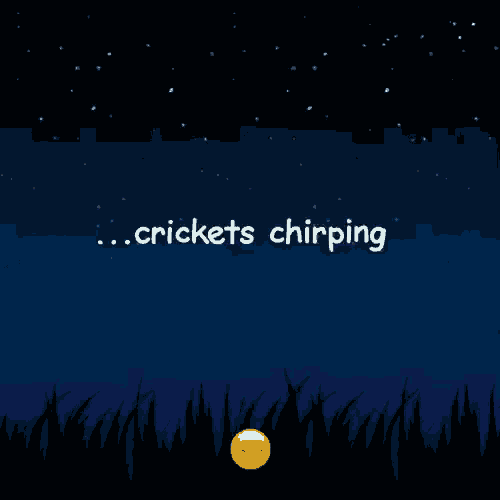 Night Crickets Chirping GIF