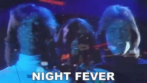 Night Fever Barry Gibb GIF