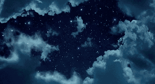 Night Sky Starry Sky GIF