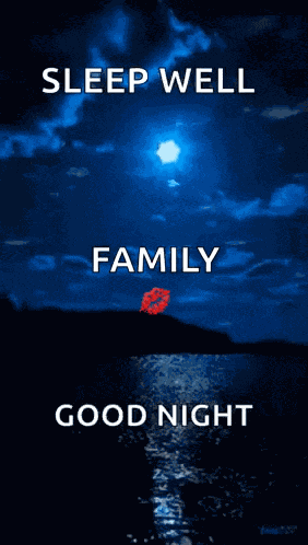 Night Time Night Sky Moon GIF