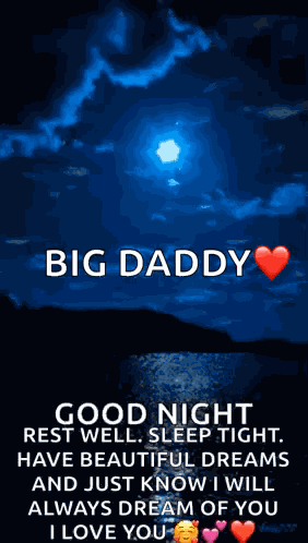 Night Time Night Sky Moon GIF