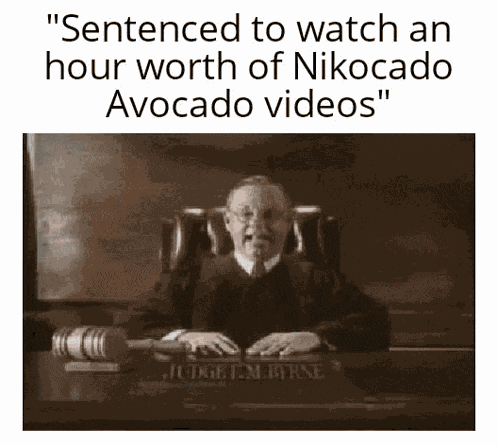 Nikocado Avocado Sentenced To An Hour Of Nikocado Avocado Videos GIF