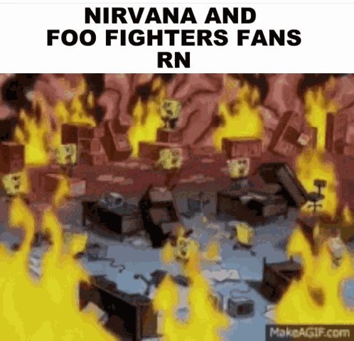 Nirvana Dave Grohl GIF