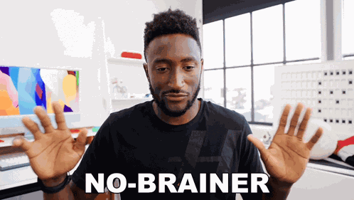 No-brainer Marques Brownlee GIF
