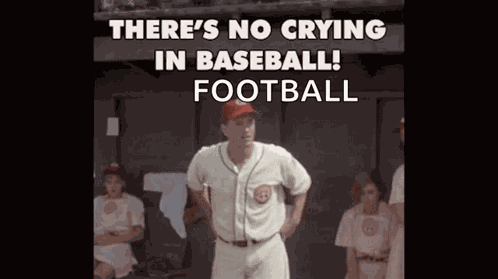 No Crying In Baseball Tom Hanks GIF