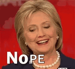 No Hillary GIF