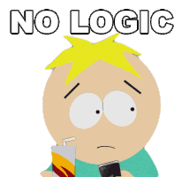No Logic Butters Stotch Sticker
