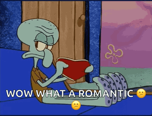 No Love Squidward GIF