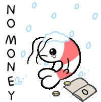 No Money Broke Sticker