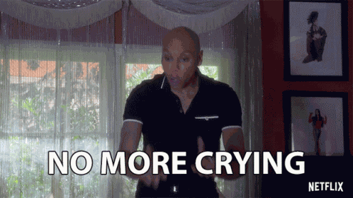 No More Crying Rupaul GIF