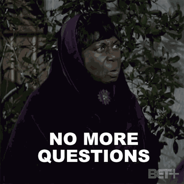 No More Questions Marva GIF