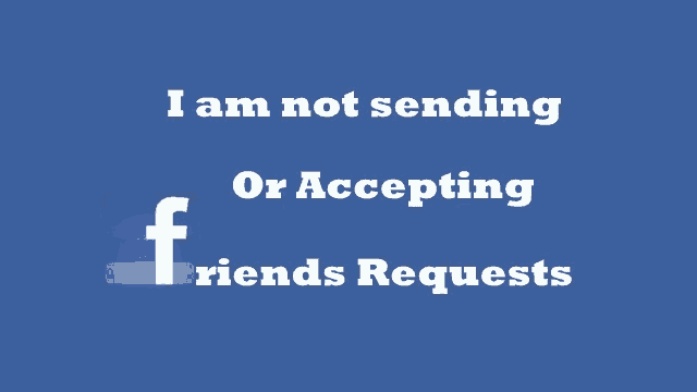 No New Fb Friends Accepted GIF