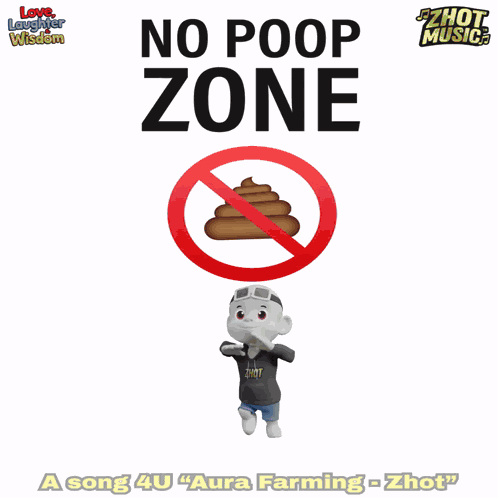No Poop Zone Pick Up After Your Dog GIF