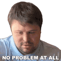 No Problem At All Happily Sticker