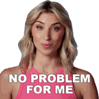 No Problem For Me Sarah Curd Sticker