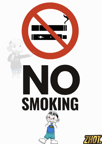 No Smoking Smoke-free Zone GIF