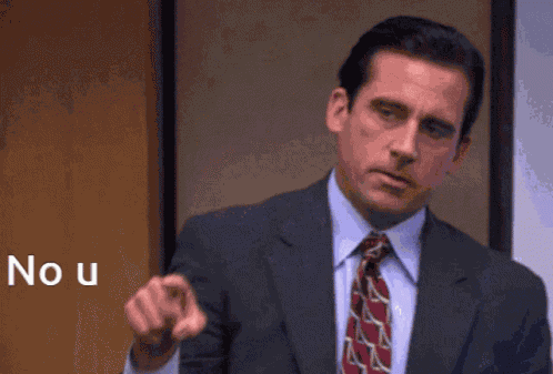 No U Michael Scott No U GIF
