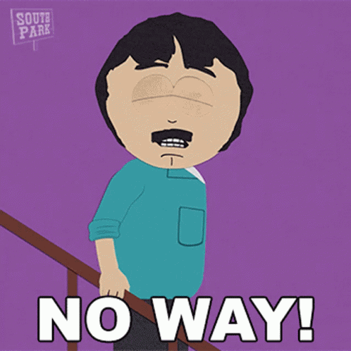 No Way Randy Marsh GIF