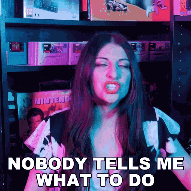 Nobody Tells Me What To Do Lady Decade GIF