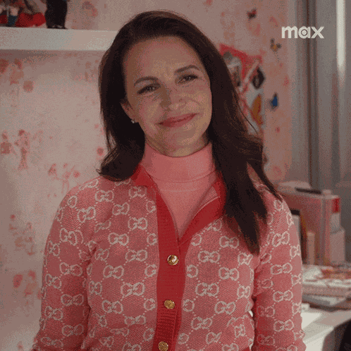 Nodding Charlotte York GIF