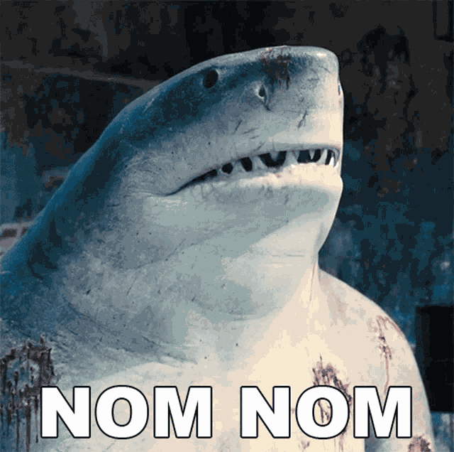 Nom Nom King Shark GIF