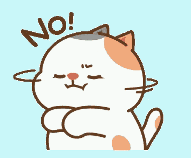 Nope Cat GIF