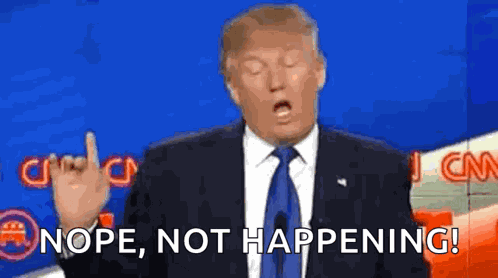 Nope Way GIF