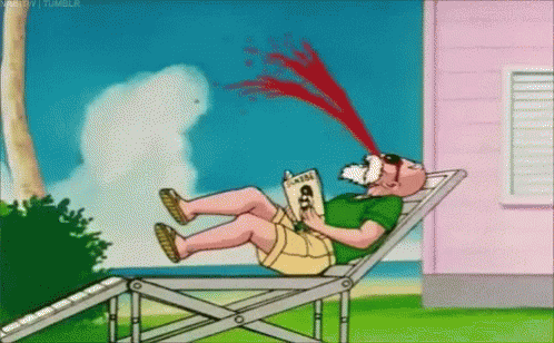 Nosebleed Anime GIF