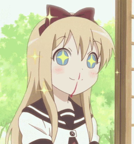Nosebleed Anime GIF