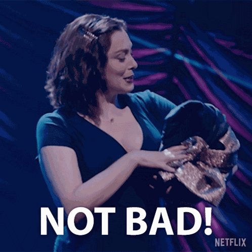 Not Bad Rachel Bloom GIF