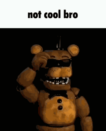 Not Cool Not Cool Bro GIF