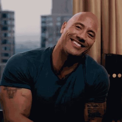 Not Funny Dwayne Johnson GIF