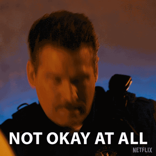 Not Okay At All Officer Jenson GIF