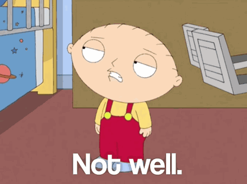 Not Well Not Feeling Well GIF