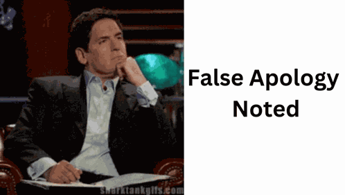 Noted False Apology GIF