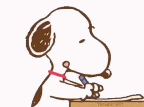 Noted Snoopy GIF