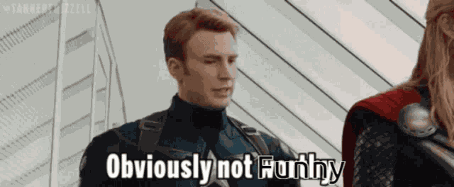 Noy Funny Captain America GIF