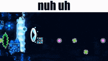 Nuh Uh Geometry Dash GIF