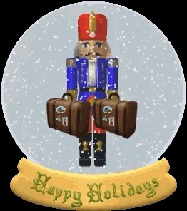 Nutcracker Happy Holidays GIF