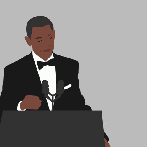 Obama Out GIF