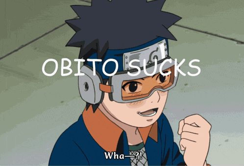 Obito Sucks Obito Vs Guy GIF